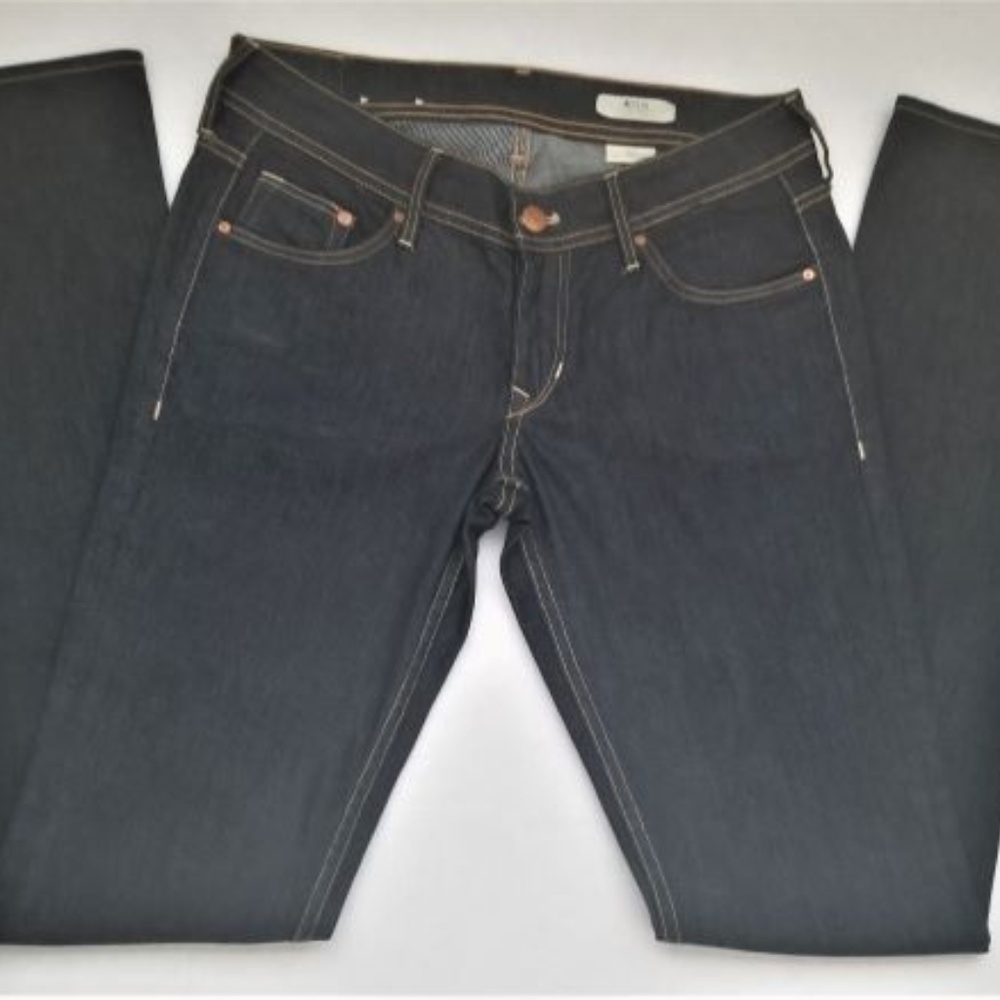 20% OFF - H&M Dark Indigo Straight Leg Jeans, 27 - Picture 3 of 8